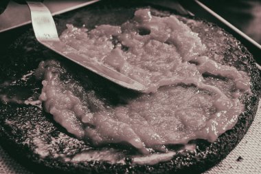 Hazırlık pasta, Pastalar reçel Yayilim