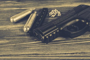 Vinnitsa, Ukrayna - 25 Haziran 2017: Atletik hedef üzerinde çekim