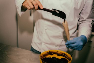 Şekerleme yemek. Pişirme kek ve hamur işleri