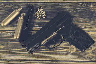 Vinnitsa, Ukrayna - 25 Haziran 2017: Atletik hedef üzerinde çekim