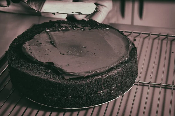 Kuchen kochen — Stockfoto