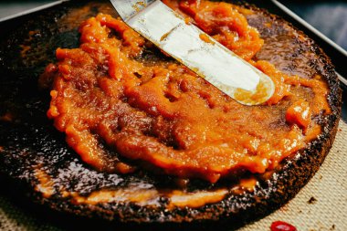 Hazırlık pasta, Pastalar reçel Yayilim