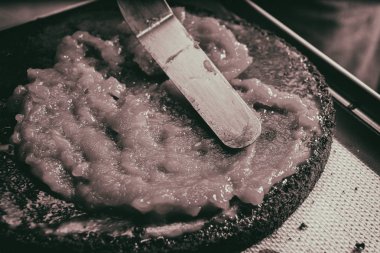 Hazırlık pasta, Pastalar reçel Yayilim