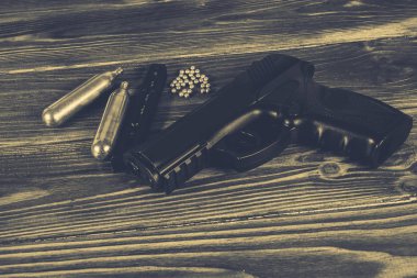 Vinnitsa, Ukrayna - 25 Haziran 2017: Atletik hedef üzerinde çekim