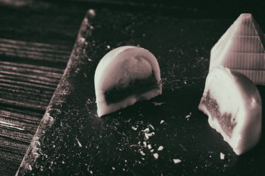 El yapımı tatlılar. Çikolata şekerleme