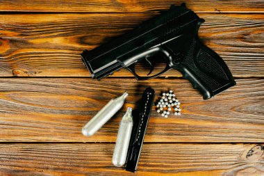 Pnömatik silah, hedef ve madde işaretleri