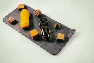 Şekerleme yemek. Pişirme kek ve hamur işleri