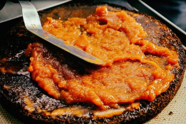 Hazırlık pasta, Pastalar reçel Yayilim