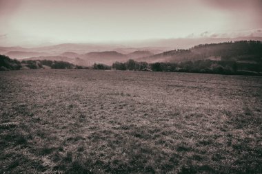 Dağlık bir alanda güzel sahne