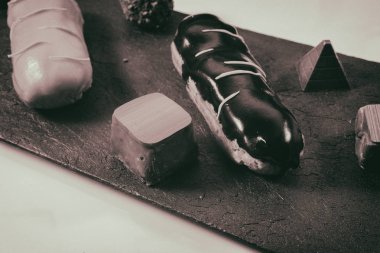 Şekerleme yemek. Pişirme kek ve hamur işleri