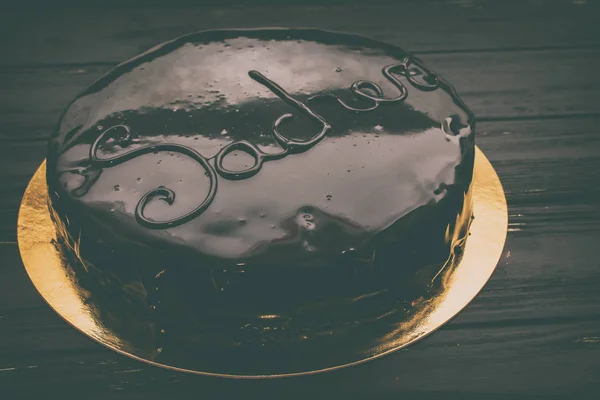 Schokoladenkuchen kochen — Stockfoto