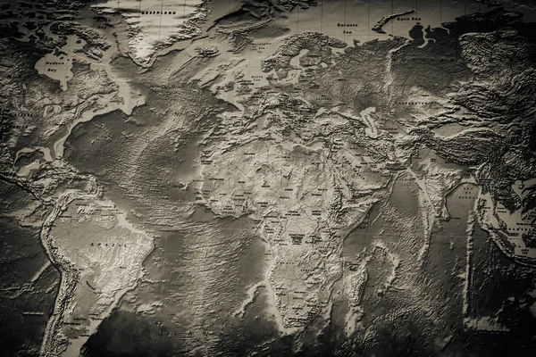 실제 세계 지도 배경 — 스톡 사진