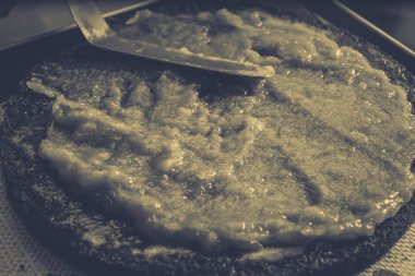 Hazırlık pasta, Pastalar reçel Yayilim