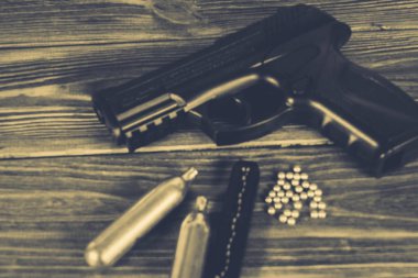 Pnömatik silah, hedef ve madde işaretleri