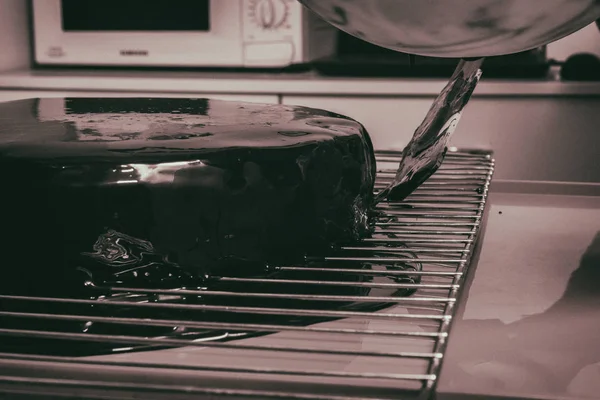 Cozinha de confeitaria. Bolo de cozinha e pastelaria — Fotografia de Stock