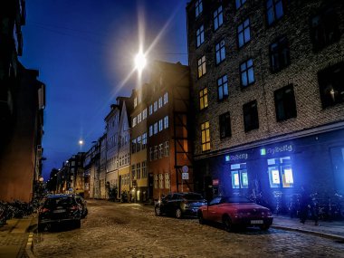 Kopenhag yazı. Güzel mimari seyahat geçmişi.