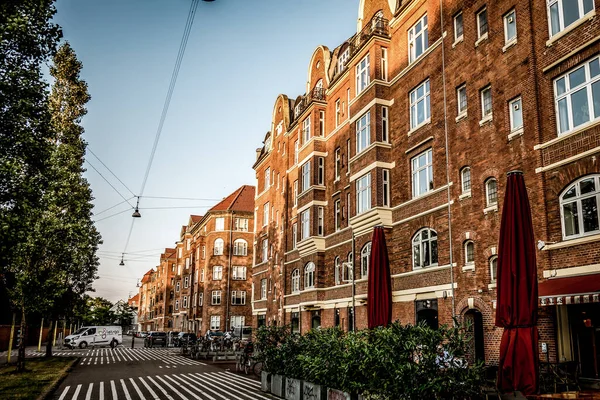 Kopenhag, Danimarka - 23 Temmuz 2019. Kopenhag Şehri, Danimarka, İskandinavya. Güzel bir yaz günü