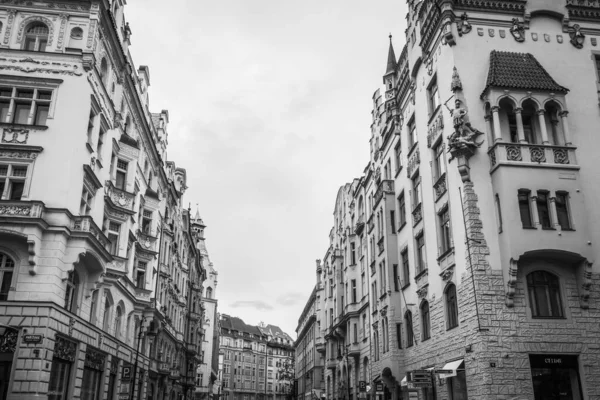 Hermosas Calles Arquitectura Otoño Praga — Foto de Stock