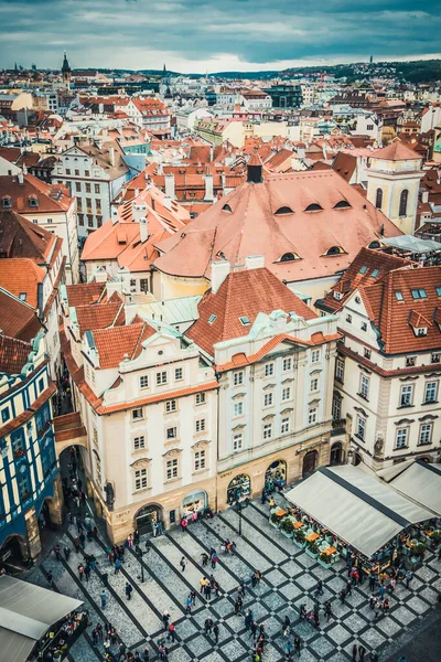 Den Magnifika Arkitekturen Medeltida Prag Resa Till Europa — Stockfoto