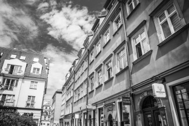 Wroclaw 'ın güzel, resimsi merkezi