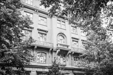 Güz Prag 'ın güzel sokakları ve mimarisi