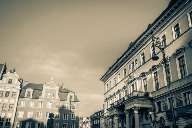 Wroclaw 'ın muhteşem, güzel sokakları