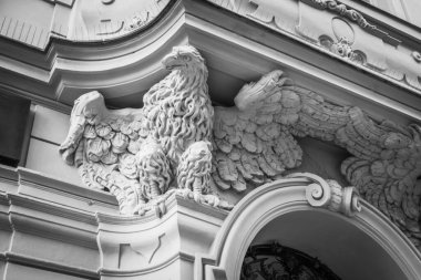 Güz Prag 'ın güzel sokakları ve mimarisi