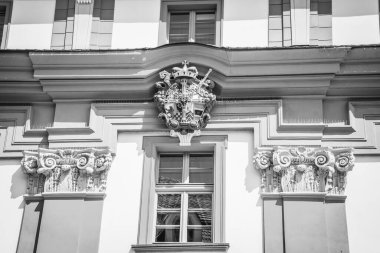 Wroclaw şehrinin caddeleri ve evleri. Şehir manzarası