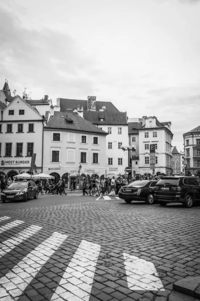 Hermosas Calles Arquitectura Otoño Praga — Foto de Stock