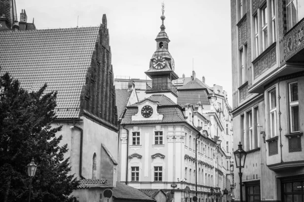 Krásné Ulice Architektura Podzimu Praha — Stock fotografie