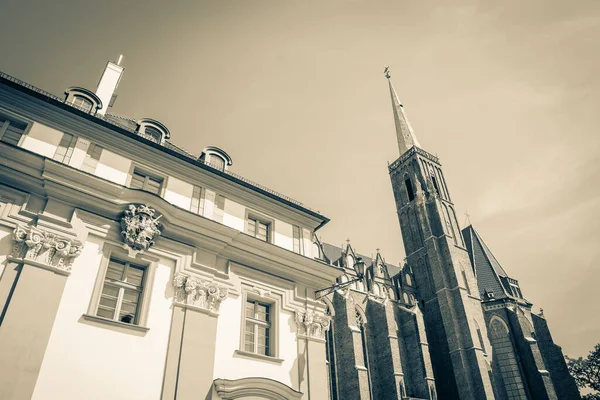 Vackra Kyrkor Wroclaw Sevärdheter Resor Europa — Stockfoto