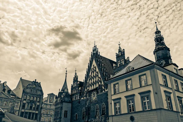 Straten Pleinen Van Oude Europese Stad — Stockfoto