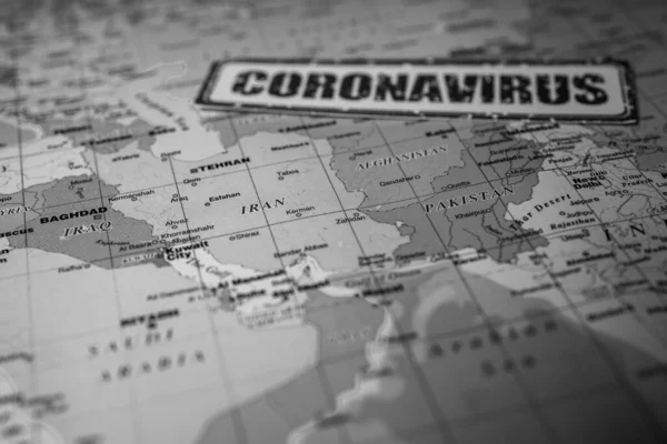 Middle Asia Iran Coronavirus Covid Risk — 스톡 사진