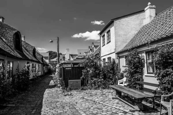 Schöne Dänische Architektur Einem Malerischen Dorf — Stockfoto