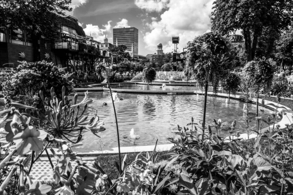 Hermoso Parque Jardín Copenhague Atracciones Turísticas — Foto de Stock