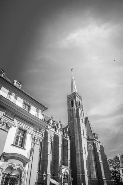 Arkitekturen Til Den Gamle Polske Byen Wroklo – stockfoto