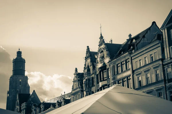 Prachtige Architectuur Wroclaw Kerken — Stockfoto