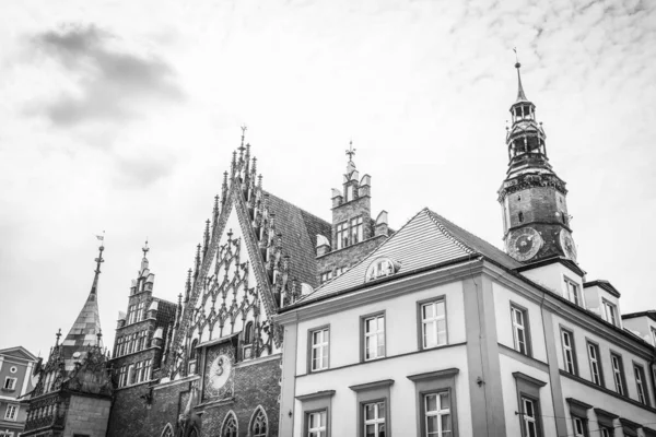 Hermoso Pintoresco Centro Wroclaw — Foto de Stock