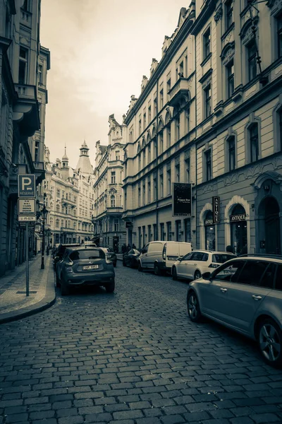 Hermosas Calles Arquitectura Otoño Praga — Foto de Stock