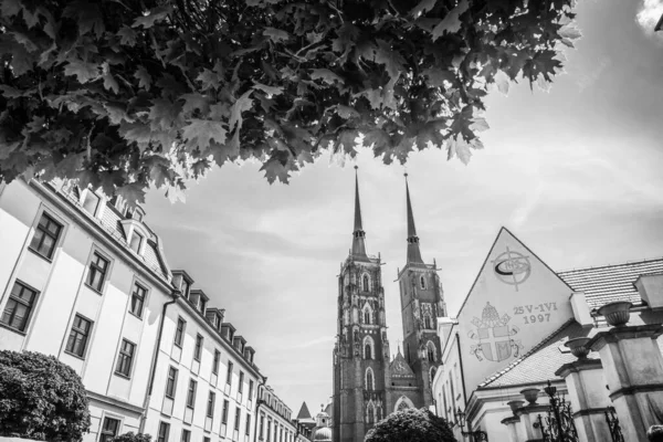 Wonderful Architecture Wroclaw Churches — Stock Photo, Image