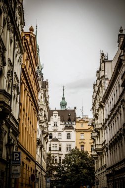 Prag, Çek Cumhuriyeti - 21 Eylül, Prag 'ın güzel sokakları ve mimarisi