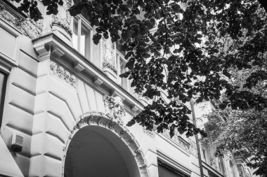 Güz Prag 'ın güzel sokakları ve mimarisi