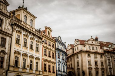 Prag, Çek Cumhuriyeti - 21 Eylül, Prag 'ın güzel sokakları ve mimarisi