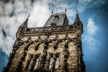 Prag, Çek Cumhuriyeti - 21 Eylül, Prag 'ın güzel sokakları ve mimarisi