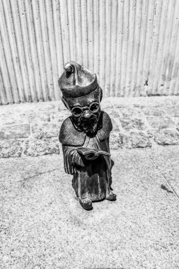 Muhteşem Wroclaw sokakları, seyahat arka planı