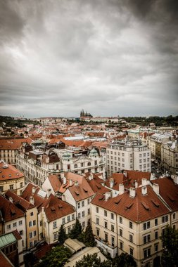 Prag, Çek Cumhuriyeti - 21 Eylül, Prag 'ın güzel sokakları ve mimarisi
