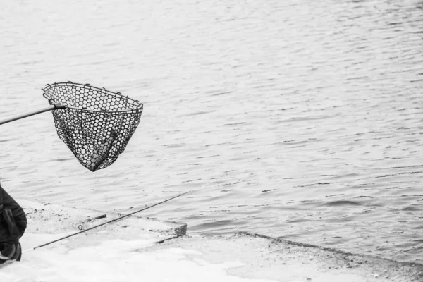 Рыбалка Фоном — стоковое фото