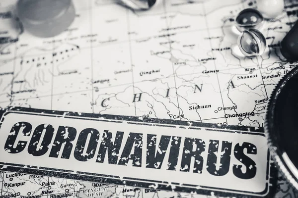 Coronavirus Threat Epidemic China — Stock Photo, Image
