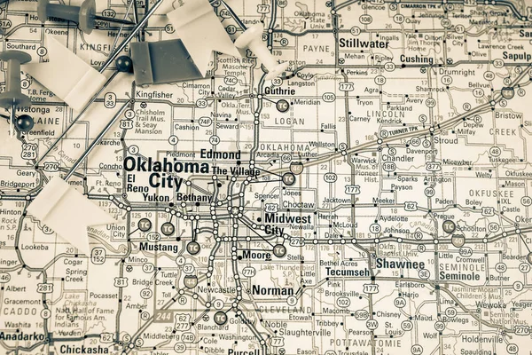 Oklahoma City Antecedentes Viajes —  Fotos de Stock