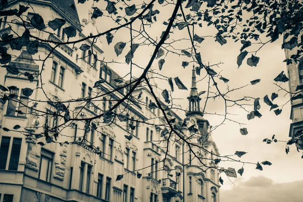 Hermosas Calles Arquitectura Otoño Praga — Foto de Stock